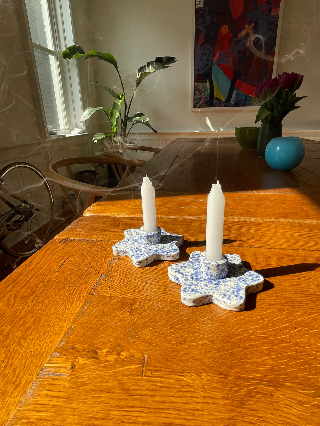 Handmade Shabbat Candle Stick Holders